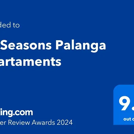 All Seasons Palanga Apartaments Exterior photo